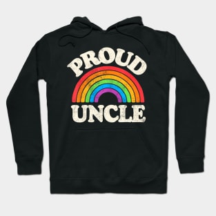 LGBTQ Proud Uncle Gay Pride LGBT Ally Family Flag Hoodie